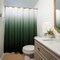 Americanflat 71x74 Ombre Green Shower Curtain - Water Resistant - Polyester Fabric